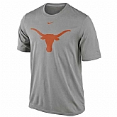 Texas Longhorns Nike Logo Legend Dri-FIT Performance WEM T-Shirt - Gray,baseball caps,new era cap wholesale,wholesale hats